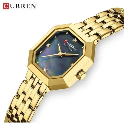 ساعت مچی زنانه کارن مدل CURREN 9108 اورجینال بند استیل ضدآب